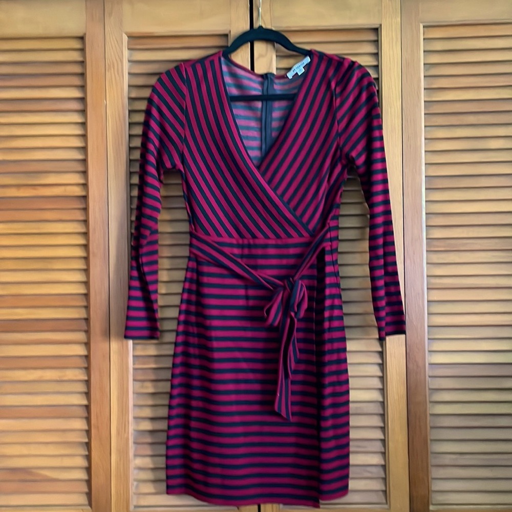 Striped BB Dakota Wrap Dress
